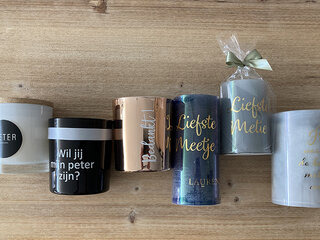 Om zelf te personaliseren