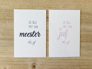 Geschenken voor juf of meester