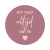 Omslagsticker bij een geboorte - 2