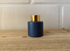 blauw cilinder geurfles goud 50 ml