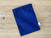 marine blauw zakje in stof