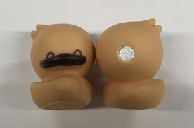 Design duck, magneet, creme