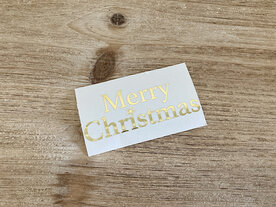 spiegelgoud kleeftekst vinyl