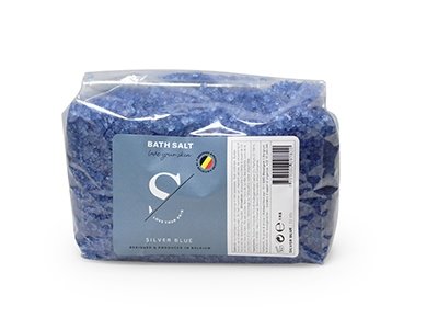 silver blue blauw badzout 1 kg belgisch