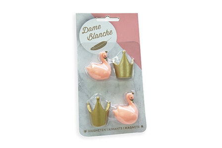 magneet peach zwaan dame blanche