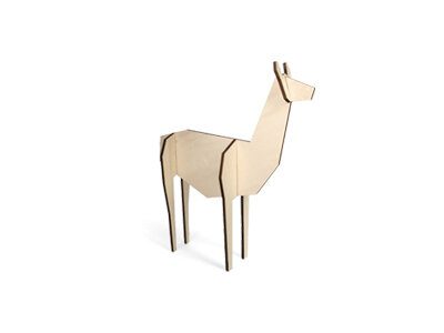 lama hout small puzzel nordic