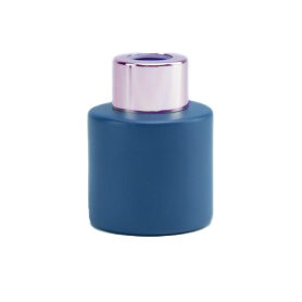 blauw cilinder geurfles rose goud 50 ml