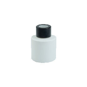wit cilinder geurfles zwart 50 ml