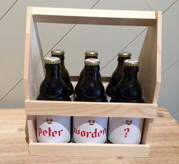 krat duvel bier voor peter geschenk