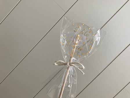 artisanale glitterlolly goud