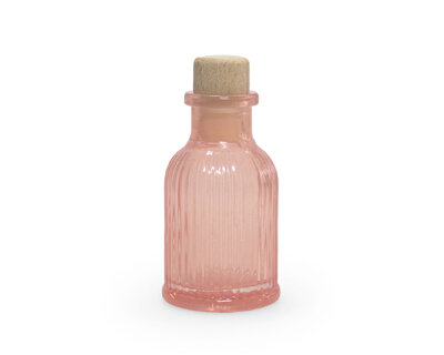 ribbel flesje transparant magnolia