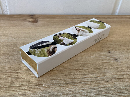 schuifdoos medium spiegelgoud wit