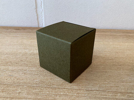kubus doosje camouflage