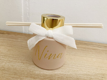geurflesje blush rond goud dop