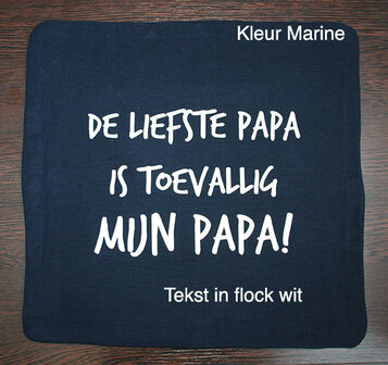 kussen marine gepersonaliseerd