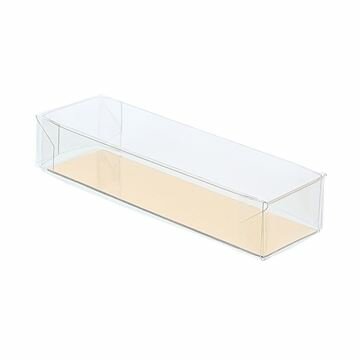 rechthoekig doosje 10 cm transparant
