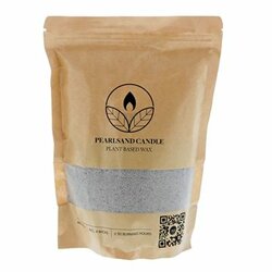 Pearlsand kaars vulling incl. 4 wieken - grijs