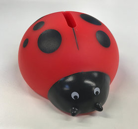 Spaarpot pimpampoentje small - rood