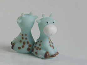 Magneet giraf - lichtblauw