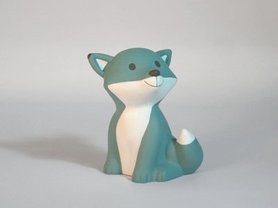 Spaarpot vos large - blauw