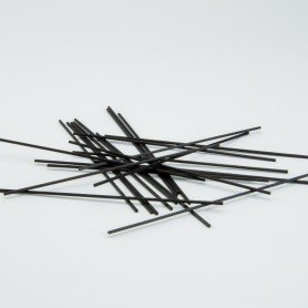 Geurstokjes hout 15 cm - zwart