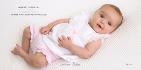 Kleedje wit met broekje gestreept roze 