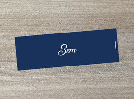 Chips doos wikkel met volvlak kleur - 7,8 x 24,5 cm