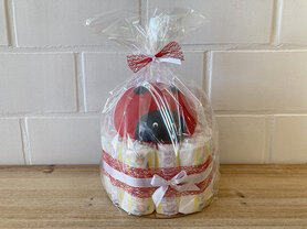 Pampertaart pimpampoentje - rood