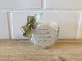 Bokaaltje 'Bedankt voor een bruisend schooljaar'