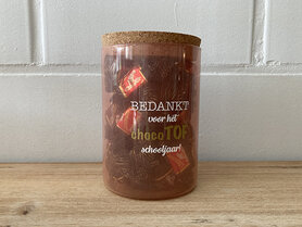 Bokaal chocotof gevuld - magnolia