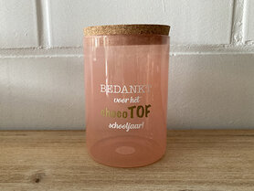 Bokaal chocotof leeg - magnolia