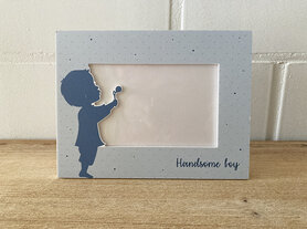 Fotokader 15 x 10 cm Handsome boy - blauw