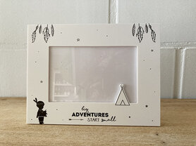 Fotokader 15 x 10 cm Adventures - zwart