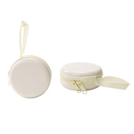 Rond wit portemonnee - wit