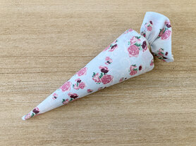 Puntzak in stof - rosaline print Puntzak in stof - rosaline print