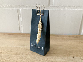 Hoog doosje in velvet - silverblue