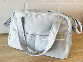 Luier- of verzorgingstas - babyblauw