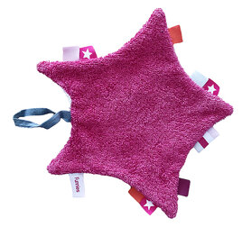 Doudou ster - fuchsia