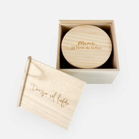 Geschenkset Mama jij bent de liefste - frosted white