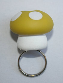 Decoclip paddenstoel - oker