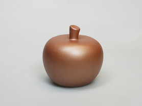 Spaarpotje appel - brons