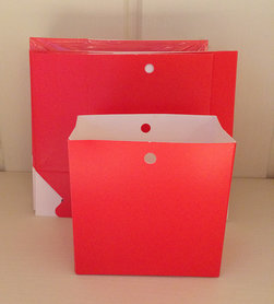 Pakket: 25 x laag doosje - rood