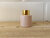 Geurflesje rond met goud dop small - blush