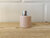 Geurflesje rond met zilver dop small - blush