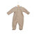 Babypakje losange met knoopjes - beige
